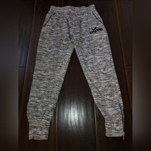 Limited too black white jogger sweatpant sweatpants pants girls clothes outfit 6